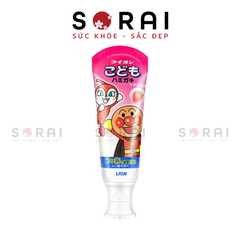 Kem đánh răng trẻ em Lion Nhật Bản vị dâu tây