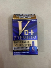 Nhỏ mắt, dưỡng mắt Vrohto Premium dành cho người đau mắt, mỏi mắt