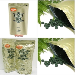 Tảo gói Spirulina 2400 viên (tảo túi)