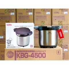 Nồi ủ Thermos KBG-4500-CS Nhật bản 4.5L, màu ghi
