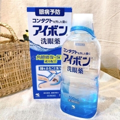 Nước rửa mắt Kobayashi Eyebon W Vitamin Nhật Bản chai 500ml dịu nhẹ