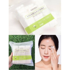 Bông tẩy trang Miniso Nhật Bản 180 tờ
