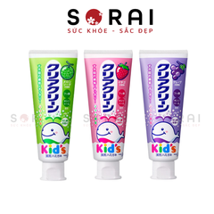 Kem đánh răng cho bé Kao Kids Nhật Bản (3 vị) Vị dâu 70g