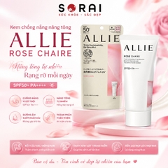 Kem Chống Nắng Nâng Tông Hương Hoa Hồng Kanebo Allie Rose Chaire 60g