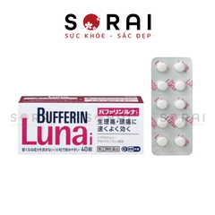 Viên uống Bufferin Lunai 40 viên giảm đau đầu, đau bụng kinh