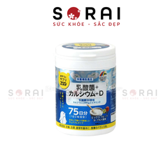 Kẹo bổ sung canxi và vitamin D cho bé UNIMAT RIKEN 150 viên