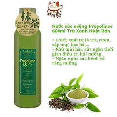 Nước súc miệng Propolinse hương trà xanh 600ml Nhật Bản