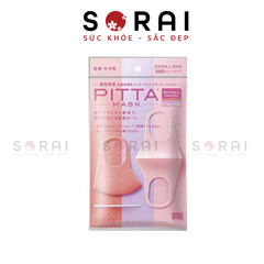 Khẩu trang Pitta Mask lọc khói bụi 3 chiếc màu hồng Nhật Bản