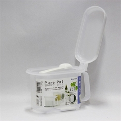 Ca đựng gia vị nắp liền Inomata Nhật Bản màu trắng 720ml