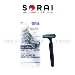 Dao cạo râu Daiso Nhật Bản set 6 cái