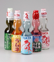 Nước giải khát Ramune Hata Nhật Bản vị dưa hấu 200ml/ chai