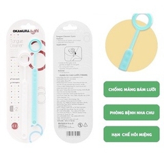 Dụng cụ cạo lưỡi Okamura Nhật Bản hộp 2 cây dài