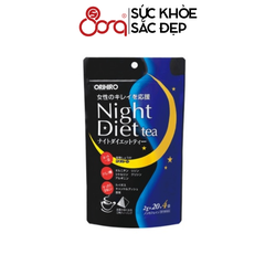 Trà giảm cân ban đêm Orihiro Night Diet Nhật Bản (2 loại) 24 gói