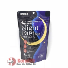 Trà giảm cân Orihiro Night Diet (2 loại) 20 gói