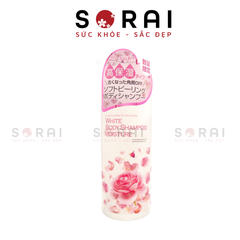 Sữa tắm trắng Manis White Body Shampoo Nhật Bản 450ml hương hoa hồng