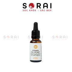 Vitamin bổ sung D3 + K2 MK7 Sunday Natural dành cho bé của Đức