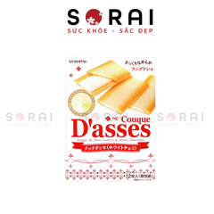 Bánh quy D'asses nhân socola trắng 12 cái