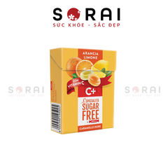 Kẹo cứng không đường Serra hương chanh và thảo mộc C+, 50g