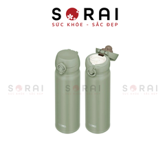 Bình giữ nhiệt nóng lạnh Thermos Nhật bản 500ml xanh lá