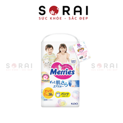 Bỉm Merries quần size XL Nhật Bản 38 miếng 2025