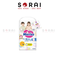 Bỉm Merries quần size XL 12-22kg, 38+2 miếng Nhật Bản