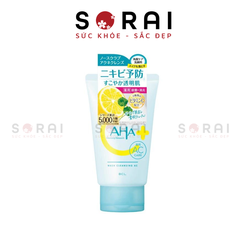 Sữa rửa mặt AHA ngừa mụn, sáng da Nhật Bản 120g