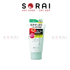 Sữa rửa mặt AHA thu nhỏ lỗ chân lông, da dầu Nhật Bản 120g