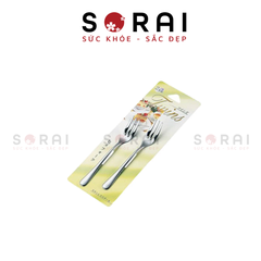 Set 2 dĩa inox twin EKO Nhật Bản 18.5cm