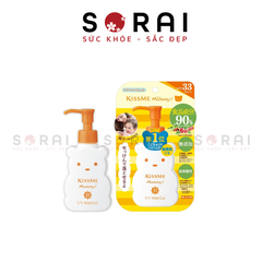 Gel chống nắng Kiss me cho da nhạy cảm, bé từ 6 tháng tuýp 100g SPF 33+, PA+++