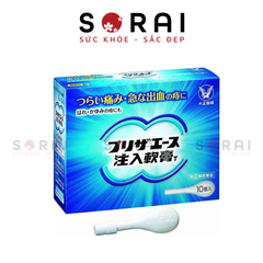 Viên đặt teo trĩ Taisho 10 ống, giảm đau, ngứa, rát, co trĩ Nhật bản