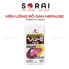 Viên uống bổ gan trắng Hepalise Plus II Nhật Bản 60 viên