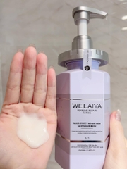 Dầu hấp, ủ Weilaya phục hồi tóc hư tổn đa tầng chai 450ml