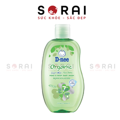 Sữa tắm gội toàn thân Dnee Organic 200ml