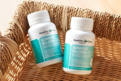 Bổ não Ginkoba Healthy Care Úc tăng tuần hoàn máu, trí nhớ 100 viên