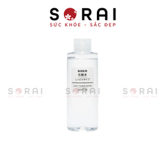 Nước hoa hồng Muji Light Toning Water Moisture Nhật Bản 200ml cho da khô mẫu mới