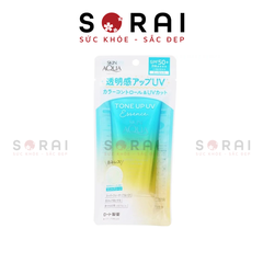 Kem chống nắng nâng tông da Skin Aqua SPF50+ PA++++ 80g Da nhạy cảm