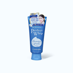 Sữa rửa mặt Senka Perfect Whip Nhật Bản 120g (xanh dương)