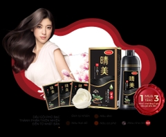 Gội phủ bạc Komi Nhật Bản màu đen