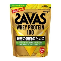 Sữa bột SAVAS Whey Protein 100 Nhật bản túi 980g