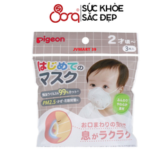 Khẩu trang gấu set 3 Pigeon Nhật Bản cho bé