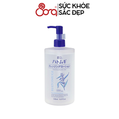 Nước tẩy trang Hatomugi Cleansing & Pore Clear Nhật Bản chai 500ml (mẫu mới)