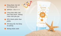 Sữa chống nắng Kiss me cho da nhạy cảm, chống nước, bé từ 6 tháng tuýp 50g SPF 50+, PA ++++