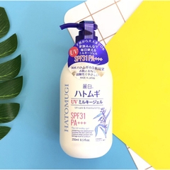 Sữa Dưỡng Thể Chống Nắng Hatomugi SPF31 PA+++ Nhật Bản 250ml