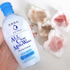 Nước tẩy trang Senka Nhật Bản 2 lớp làm sạch sâu chai 230ml