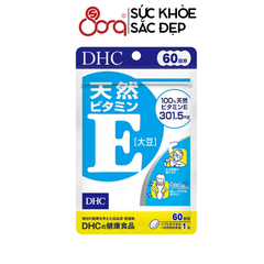 Viên uống DHC bổ sung Vitamin E Nhật bản giúp đẹp da tự nhiên túi 60 viên 60 ngày
