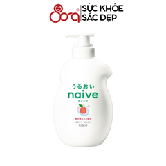 Sữa tắm NAIVE chai lùn Nhật Bản 530ml Đào