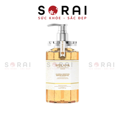 Sữa tắm trắng da Weilaya hương thảo mộc và cánh hoa cúc vạn thọ 450 ml