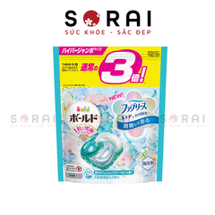 Viên giặt xả Bold P&G Nhật Bản 4in1 hương hoa thơm mát 33 viên