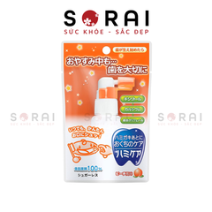Xịt chống sâu răng Hamikea Nhật Bản (3 loại) Vị đào 25g