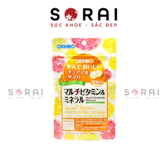 Viên nhai Orihiro bổ sung vitamin tổng hợp và khoáng chất 120 viên